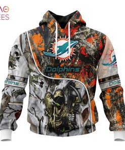 Nfl Miami Dolphins Special Fall And Winter Bow Hunting Hoodie 3D