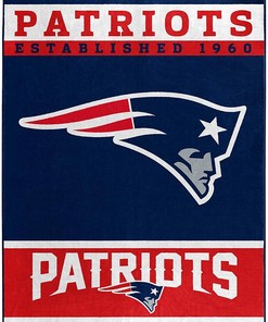Nfl New England Patriots Sherpa Blanket Fleece Blanket Gifts for Fans