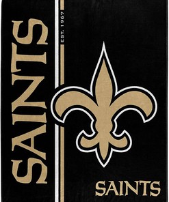 Nfl New Orleans Saints Team Colors Sherpa Blanket Fleece Blanket Gifts for Fans