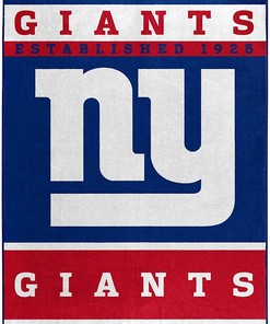 Nfl New York Giants Sherpa Blanket Fleece Blanket Gifts for Nfl Fans