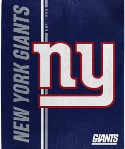 Nfl New York Giants Team Colors Sherpa Blanket Fleece Blanket Gifts for Fans