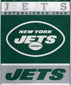 Nfl New York Jets Sherpa Blanket Fleece Blanket Gifts for Fans