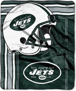 Nfl New York Jets Sherpa Blanket Fleece Blanket Gifts for Nfl Fans