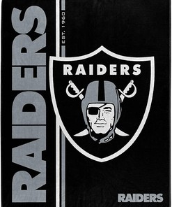 Nfl Oakland Raiders Team Colors Sherpa Blanket Fleece Blanket Gifts for Fans