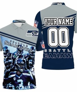 Nfl Seattle Seahawks Super Bowl Xlviii Champions Legend Personalized 3D All Over Print Polo Shirt