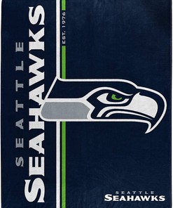 Nfl Seattle Seahawks Team Colors Sherpa Blanket Fleece Blanket Gifts for Fans