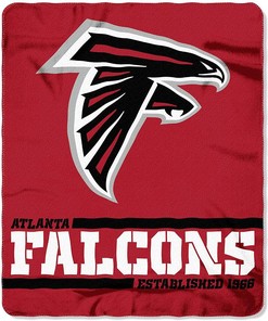 Nfl Team Logo Atlanta Falcons Team Sherpa Blanket Fleece Blanket Gifts for Fans