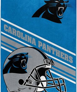 Nfl Team Logo Carolina Panthers Sherpa Blanket Fleece Blanket Gifts for Fans