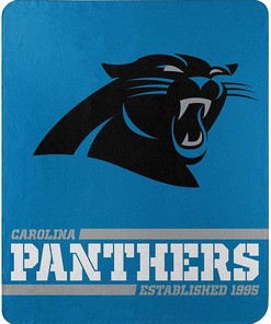 Nfl Team Logo Carolina Panthers Team Sherpa Blanket Fleece Blanket Gifts for Fans