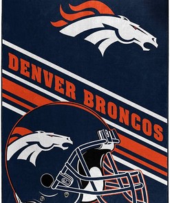 Nfl Team Logo Denver Broncos Sherpa Blanket Fleece Blanket Gifts for Fans