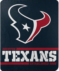 Nfl Team Logo Houston Texans Team Sherpa Blanket Fleece Blanket Gifts for Fans