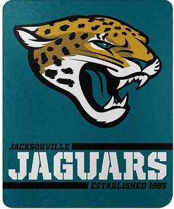 Nfl Team Logo Jacksonville Jaguars Team Sherpa Blanket Fleece Blanket Gifts for Fans