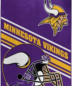 Nfl Team Logo Minnesota Vikings Sherpa Blanket Fleece Blanket Gifts for Fans