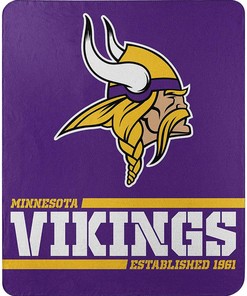 Nfl Team Logo Minnesota Vikings Team Sherpa Blanket Fleece Blanket Gifts for Fans