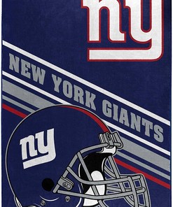 Nfl Team Logo New York Giants Sherpa Blanket Fleece Blanket Gifts for Fans