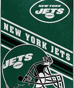 Nfl Team Logo New York Jets Sherpa Blanket Fleece Blanket Gifts for Fans