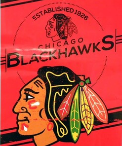 Nhl Chicago Blackhawks Sherpa Blanket Fleece Blanket Gifts for Fans