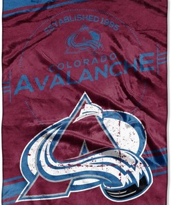 Nhl Colorado Avalanche Sherpa Blanket Fleece Blanket Gifts for Fans