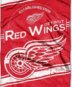 Nhl Detroit Red Wings Sherpa Blanket Fleece Blanket Gifts for Fans
