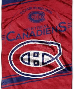 Nhl Montreal Canadiens Sherpa Blanket Fleece Blanket Gifts for Fans