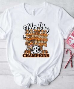 Nice Sec Caricature Tennessee Baseball Back To Back East Division Champions T-Shirt
