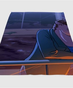 Nice Tone Bojack Horseman Sherpa Fleece Blanket Gifts for Family, for Couple