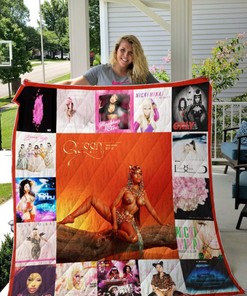 Nicki Minaj Albums Quilt Blanket Bedding Set for Home Décor