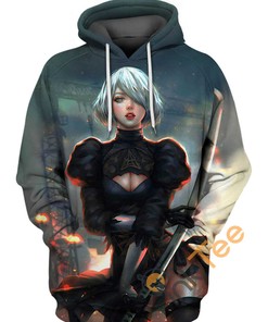 Nier Automata Hoodie 3D