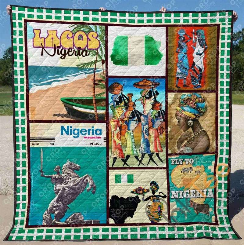 Nigeria Quilt Blanket Bedding Set