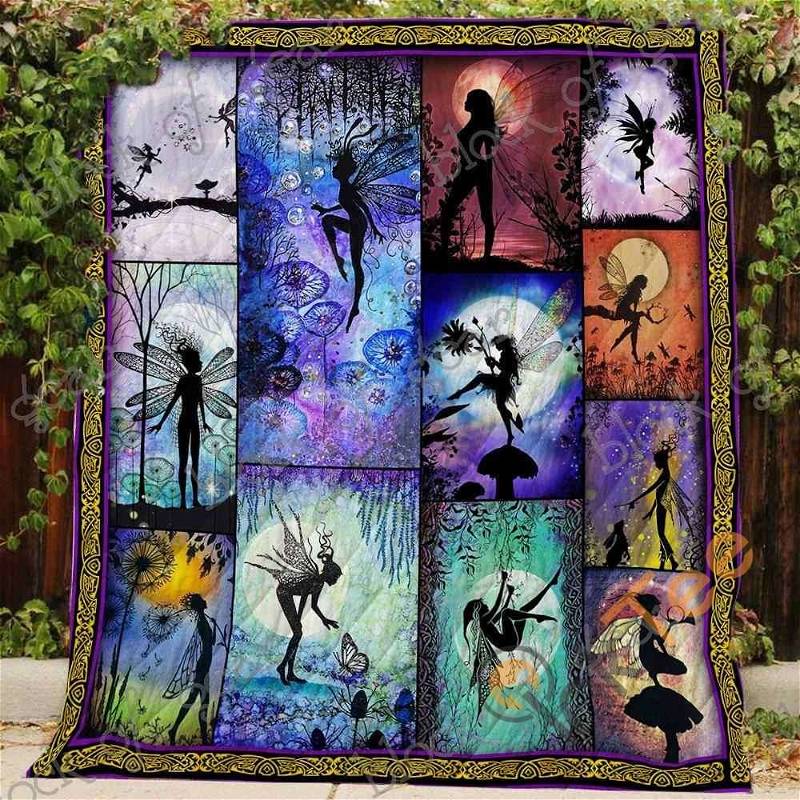 Night Fairy Quilt Blanket Bedding Set