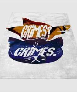 Night In The Woods Crimes Crimes Sherpa Fleece Blanket Gifts for Family, for Couple