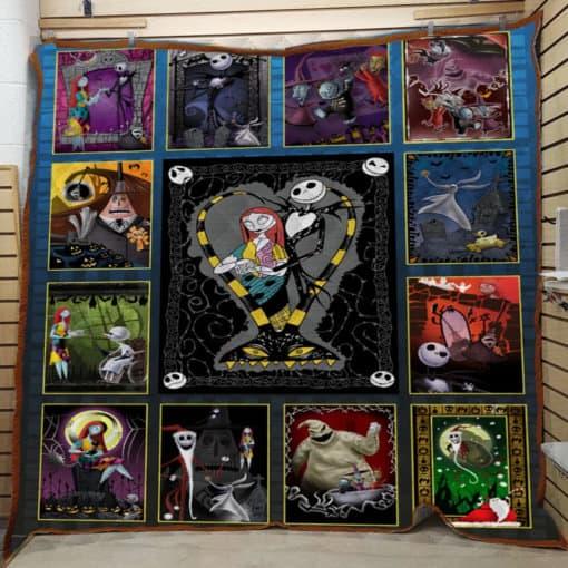 Nightmare Before Christmas Quilt Blanket Bedding Set