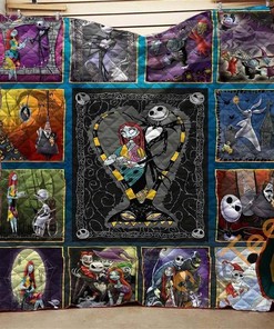 Nightmare Before Christmas Quilt Blanket Bedding Set