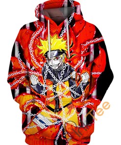 Nine Tailed Ninja Naruto Hoodie 3D