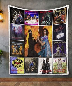 Ninja Sex Party Quilt Blanket Bedding Set for Home Décor