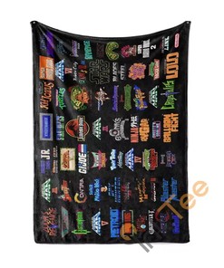 Nintendo Gamer Sherpa Fleece Blanket Gifts for Family, for Couple