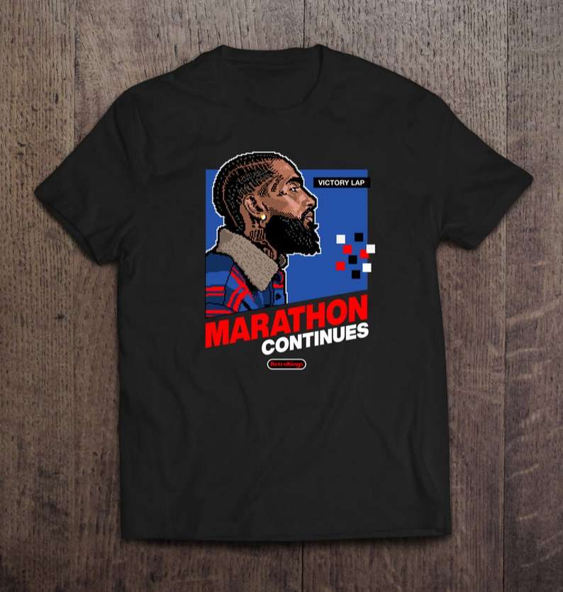 Nipsey Hussle Marathon Cotinues T-Shirt