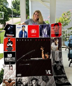 Nipsey Hussle Quilt Blanket Bedding Set for Home Décor