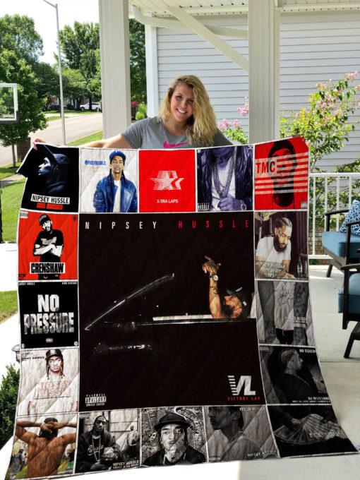 Nipsey Hussle Quilt Blanket Bedding Set for Home Décor
