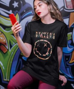 Nirvana Flower Smiley T-Shirt