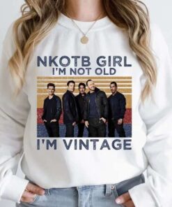 Nkotb Girl I'M Not Old I'M Vintage T-Shirt