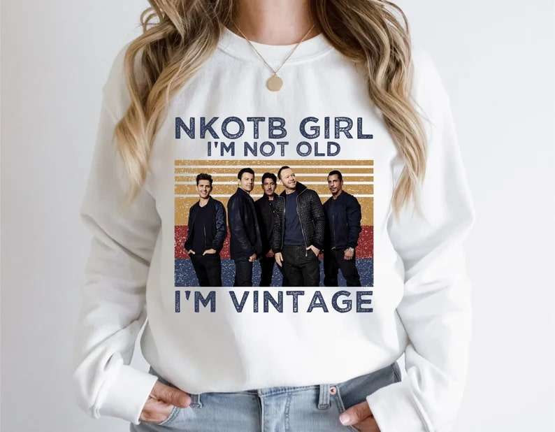 Nkotb Girl I'M Not Old I'M Vintage T-Shirt