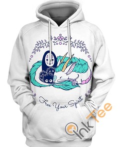 No Face And Dragon Haku Hoodie 3D