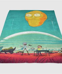 No Mans Sky Sherpa Fleece Blanket Gifts for Family, for Couple