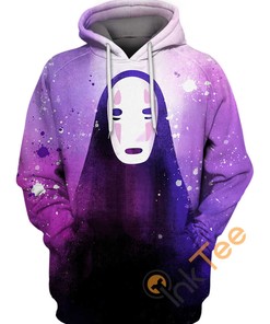 No-face Watercolor Hoodie 3D