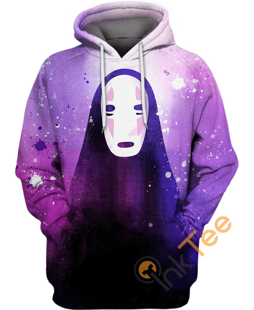 No-face Watercolor Hoodie 3D