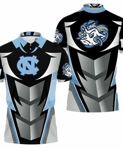 North Carolina Tar Heels Football Team All Over Jersey 3D All Over Print Polo Shirt