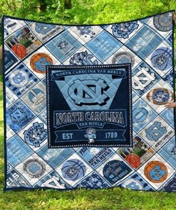 North Carolina Tar Heels Ncaa Collection Quilt Blanket