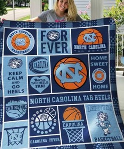 North Carolina Tar Heels Quilt Blanket Bedding Set