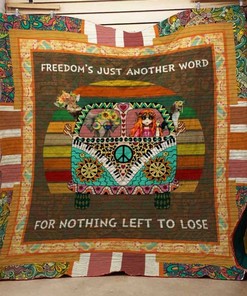Nothing Left To Lose Hippie Quilt Blanket Bedding Set
